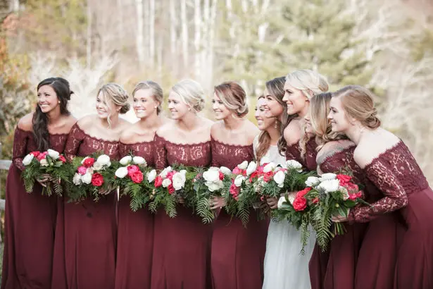 Peony Bridal Party Bouquets - Kathy Beaver Photography