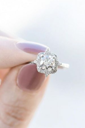 Platinum Engagement Ring - Ring Shane Co