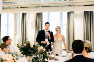Romantic elegance wedding toast - Justina Louise Photography