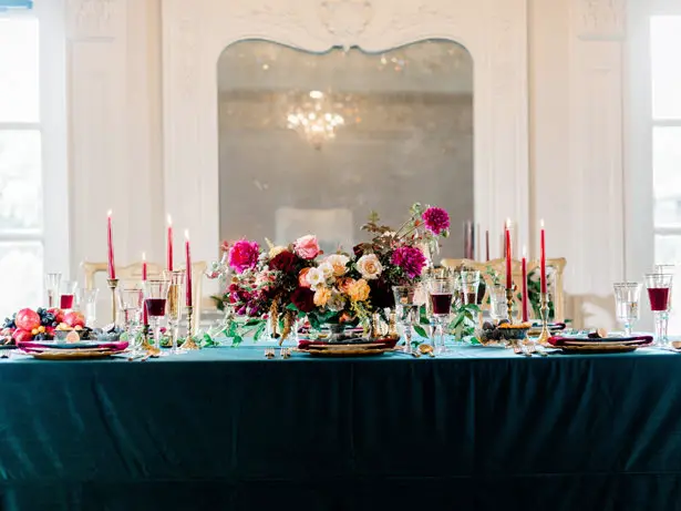 Stunning Wedding Tablescape - Rachel Elaine Photo