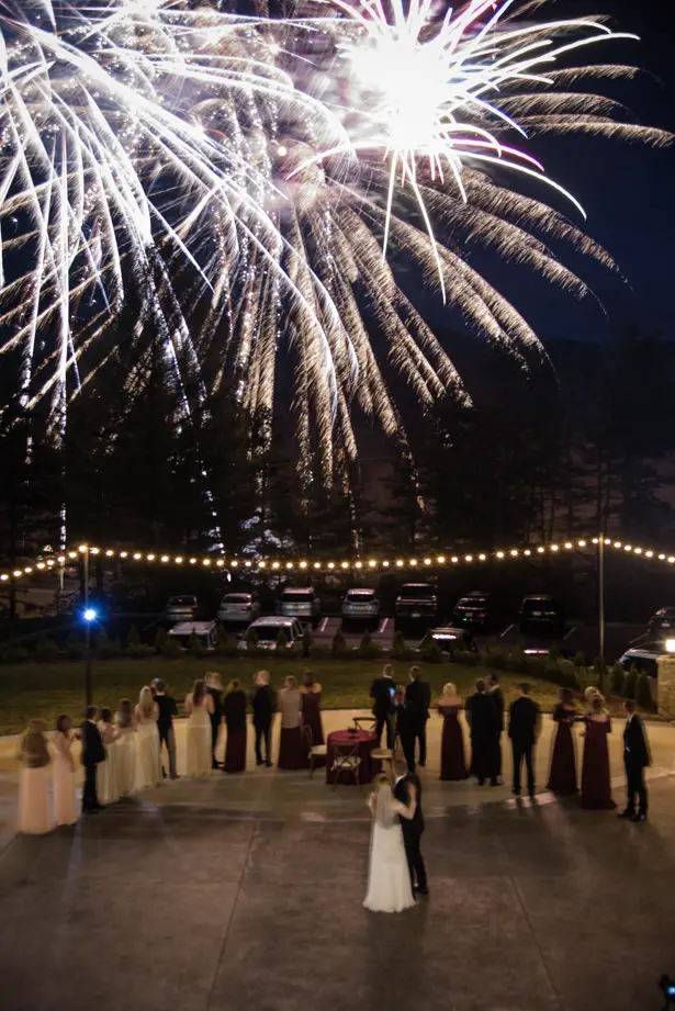 Wedding Fireworks - Kathy Beaver Photography