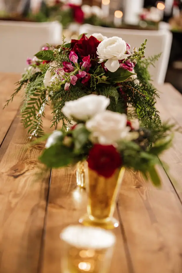 Winter Wedding Flowers - Kathy Beaver Photography