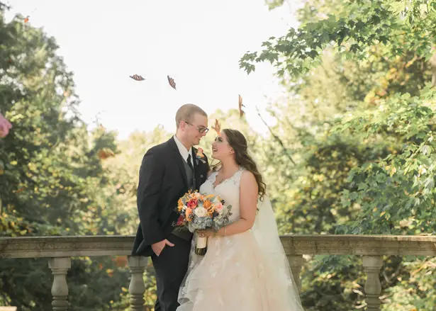 outdoor Fall wedding - Imagine It Photography
