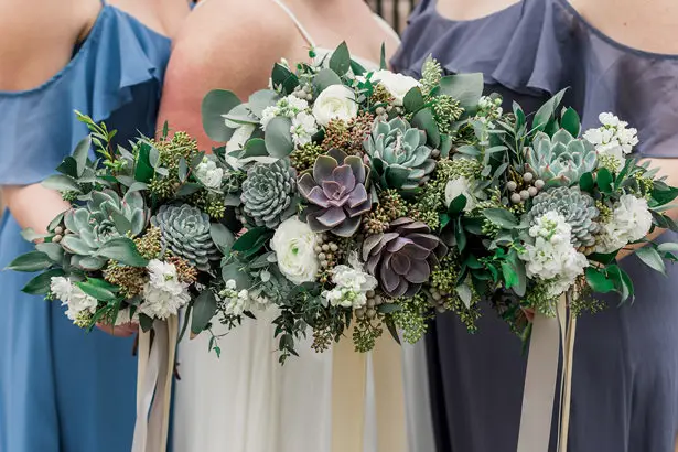 winter wedding bouquet - Holly Marie Photography