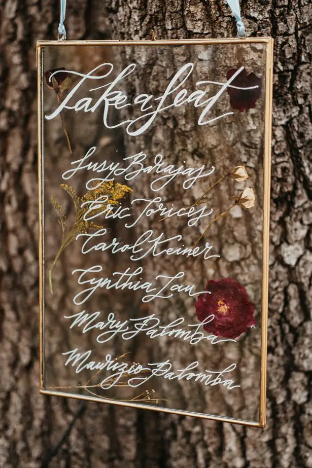 Acrylic Wedding Sign - The Blushing Details / Quattro Studios
