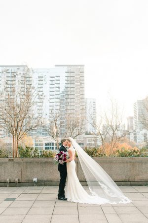 Rooftop Romantic wedding photo - Melissa Schollaert Photography