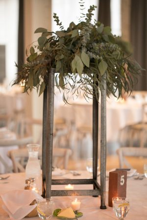 Tall Wedding Centerpieces with greenery - Alice Hq Photography