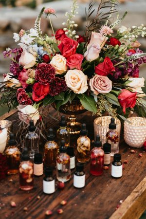 Wedding Perfume Bar Table - The Blushing Details / Quattro Studios