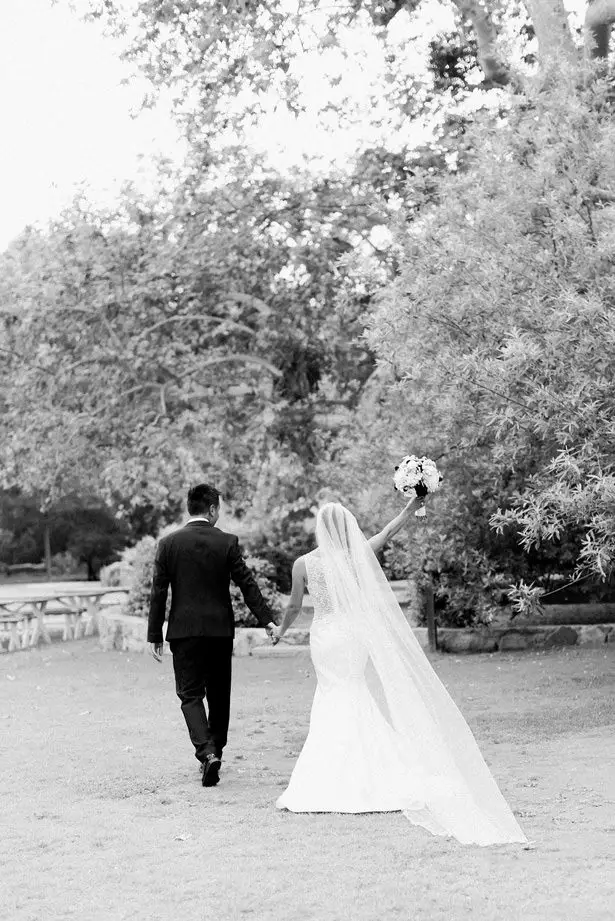 black and white wedding photo - XO and Fetti Photography