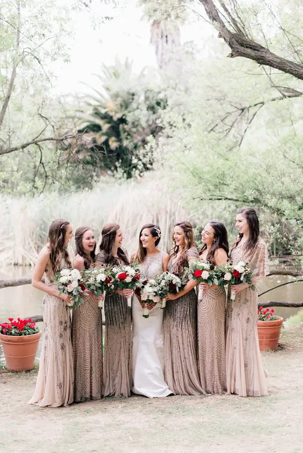 bridal party bouquets - XO and Fetti Photography