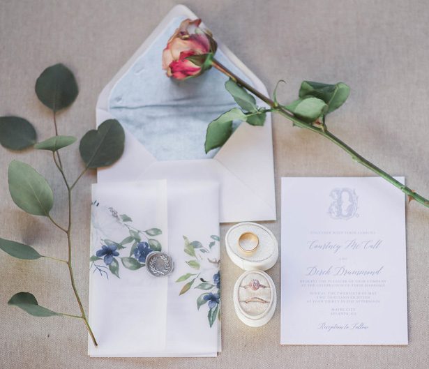 vineyard wedding invitation - Emily Richardson Photography