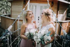 Bride and bridesmaid photo - Kendra Harper Photography