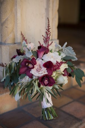 Burgundy wild wedding bouquet- Cat Pennenga Photography