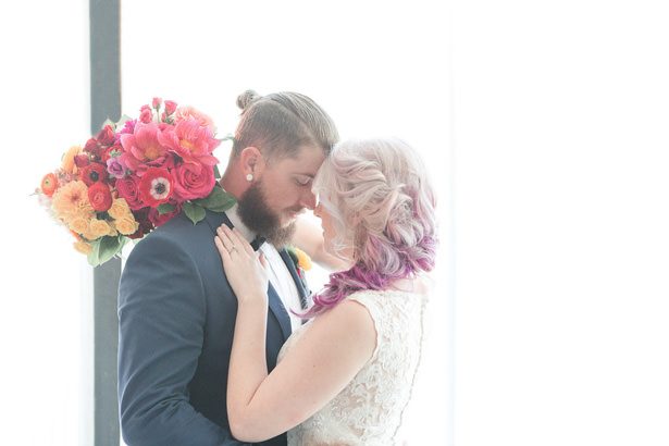 Rainbow Ombré Inspired Wedding Inspiration- Swish + Click Photography