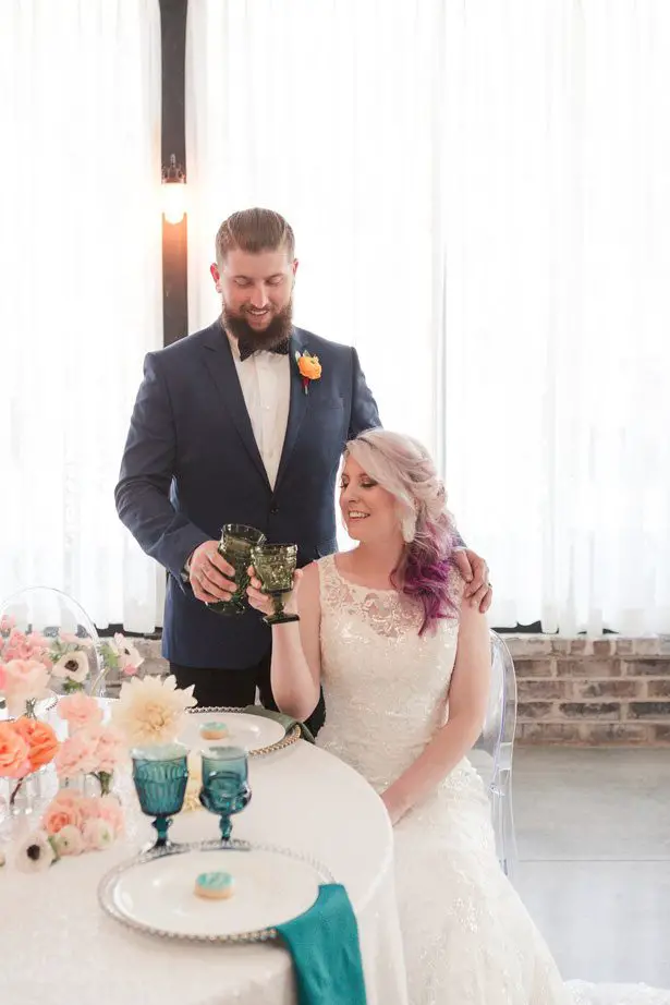 Rainbow Ombré Inspired Wedding Inspiration- Swish + Click Photography