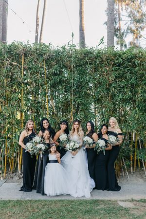 bridesmaids black wedding dress - NST Pictures