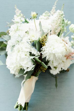 luxe white wedding bouquet - Bethanne Arthur Photography