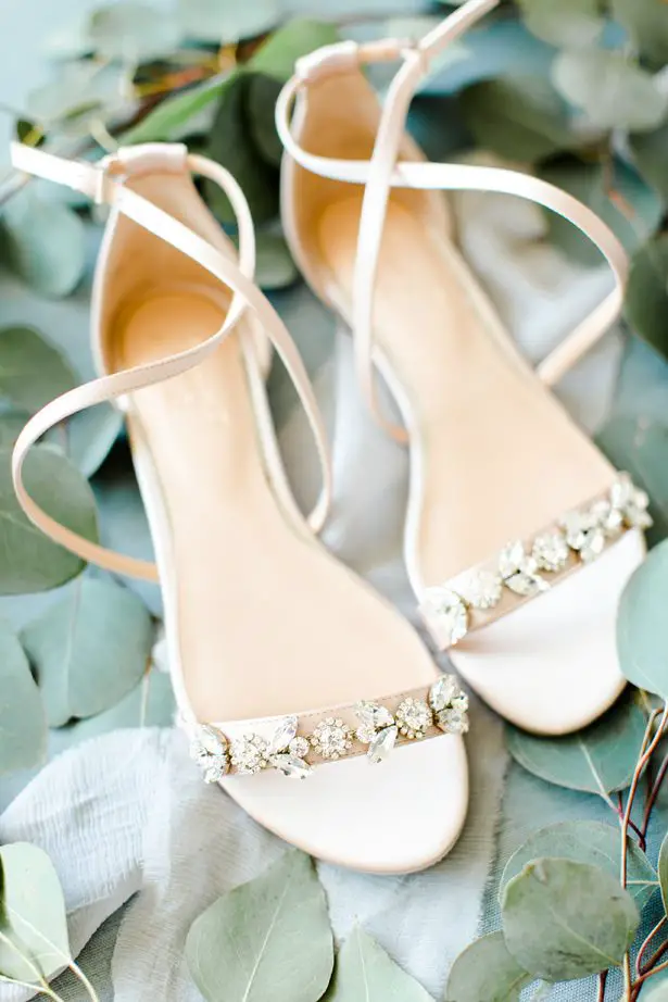 dusty blue bridal shoes