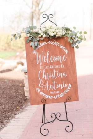 wedding welcome sign - Bethanne Arthur Photography