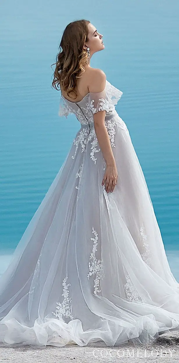 For the Modern Bride Colored Wedding Dresses by