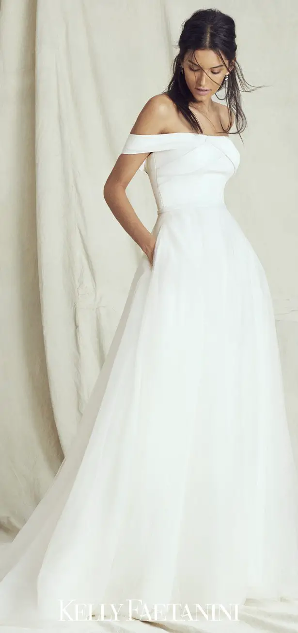 Simple Sophistication Minimalist Wedding Dresses By Kelly Faetanini 2664