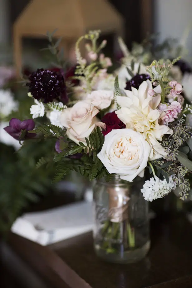 A Sophisticated Wedding Bursting With Organic Florals
