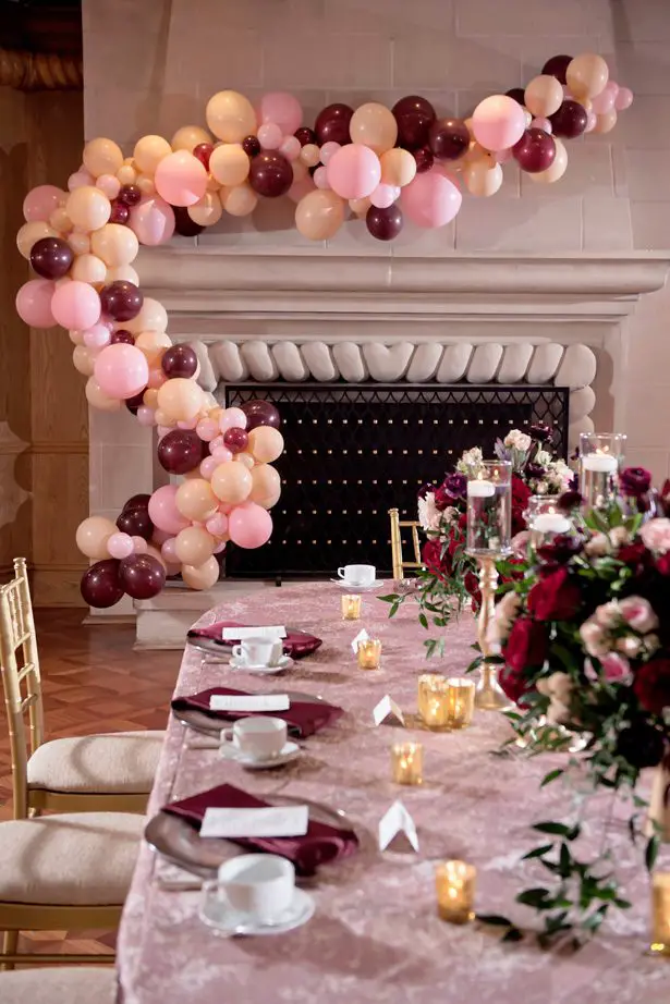bridal shower balloon decor - Milanes Photography