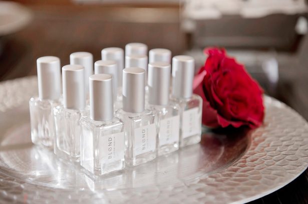 custom bridal perfume bar scent - Milanes Photography