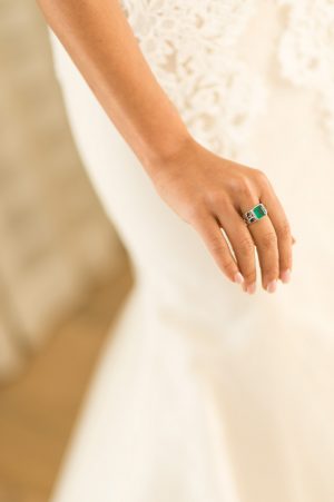emerald wedding ring - Studio EMP
