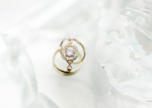 Halo wedding ring - Sarah Casile Weddings