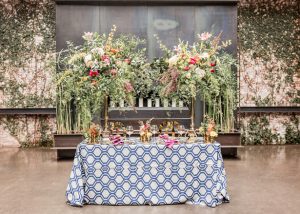 Modern Meets Glamour Wedding Tablescape With Colorful Spring Vibes - Photography: Sarah Casile Weddings