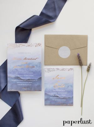 Rustic Wedding Invitations by Paperlust -mira