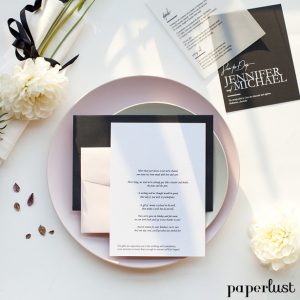 Wedding Invitations by Paperlust - modern
