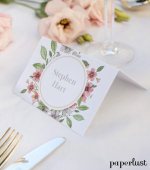 Wedding placecard by Paperlust