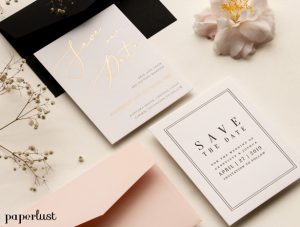 Wedding save the date by Paperlust