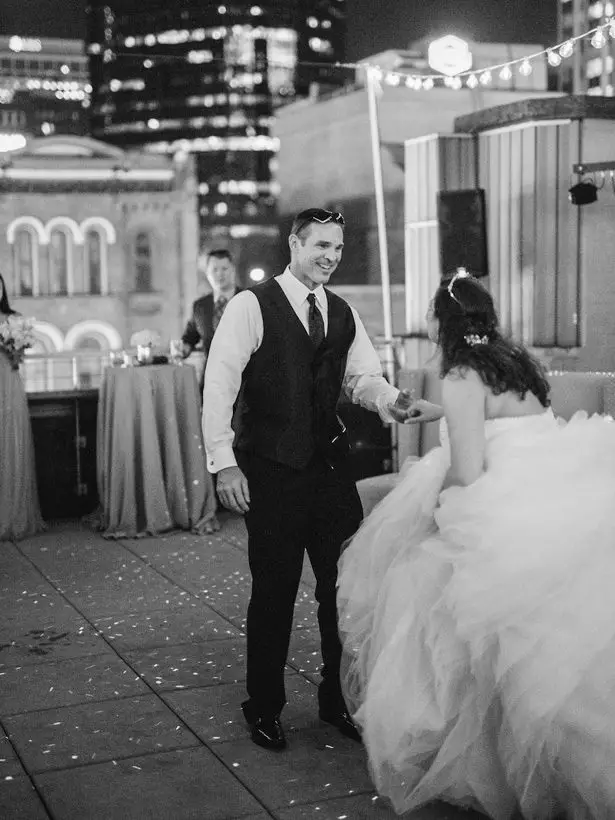 black and white wedding photo - Sarah Nichole Photography