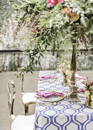 gorgeous wedding tablecape details - Sarah Casile Weddings