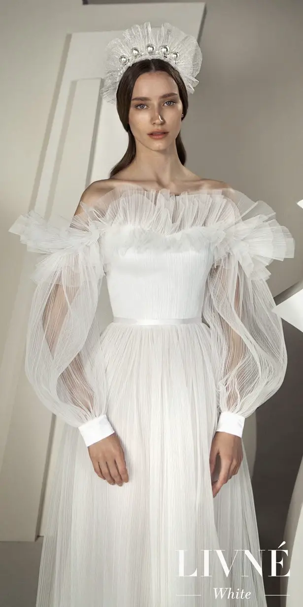 Alon Livene White Wedding Dresses Spring 2020 - Reverie Collection