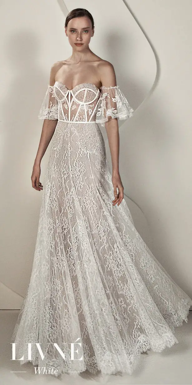 World Exclusive Alon Livn  White Wedding  Dresses  Spring  2020 