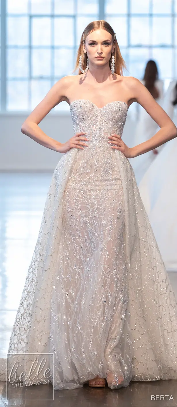 NYBFW: Wedding Dresses by BERTA Bridal Couture Collection Spring 2020 ...