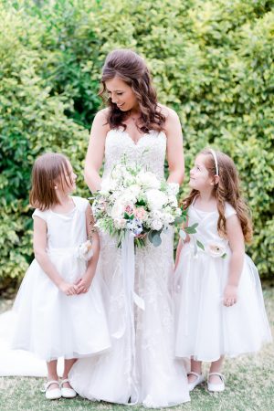 bride and flowergirls - Luke & Ashley Photography