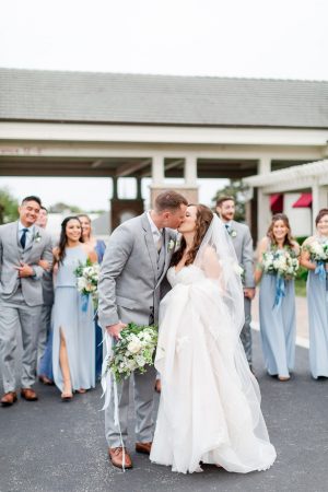 wedding kiss - Luke & Ashley Photography
