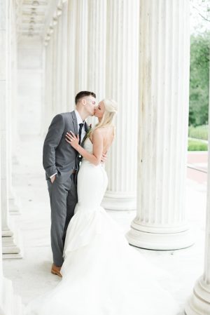 wedding kiss - Amanda Collins Photography