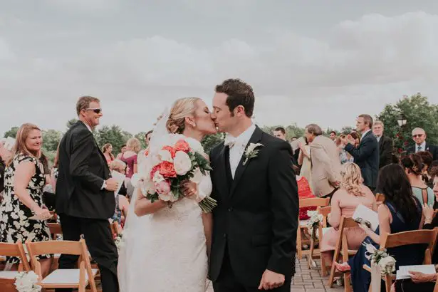 wedding kiss - Kelli Wilke Photography