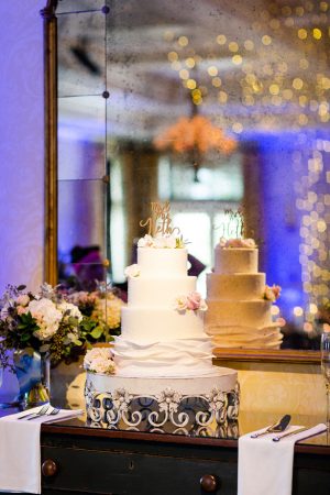 white wedding cake - Luke & Ashley Photography