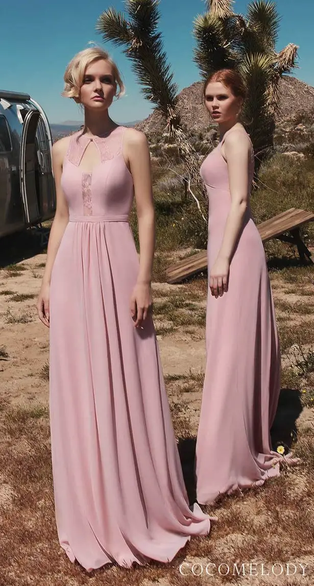 Blush Bridesmaid Dresses by Cocomelody 2020