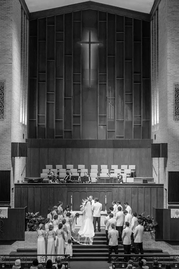 Church wedding ceremony- Heather Durham Photography