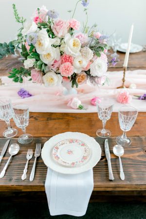 Feminine Pastel Wedding Tablescape for the Romantic Bride - Bobbye Jean Photography