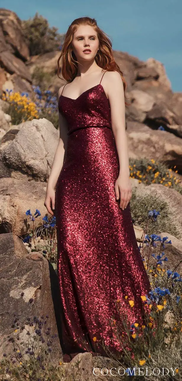 Sequins Bridesmaid Dress Trends by Cocomelody 2020 - MILLIE