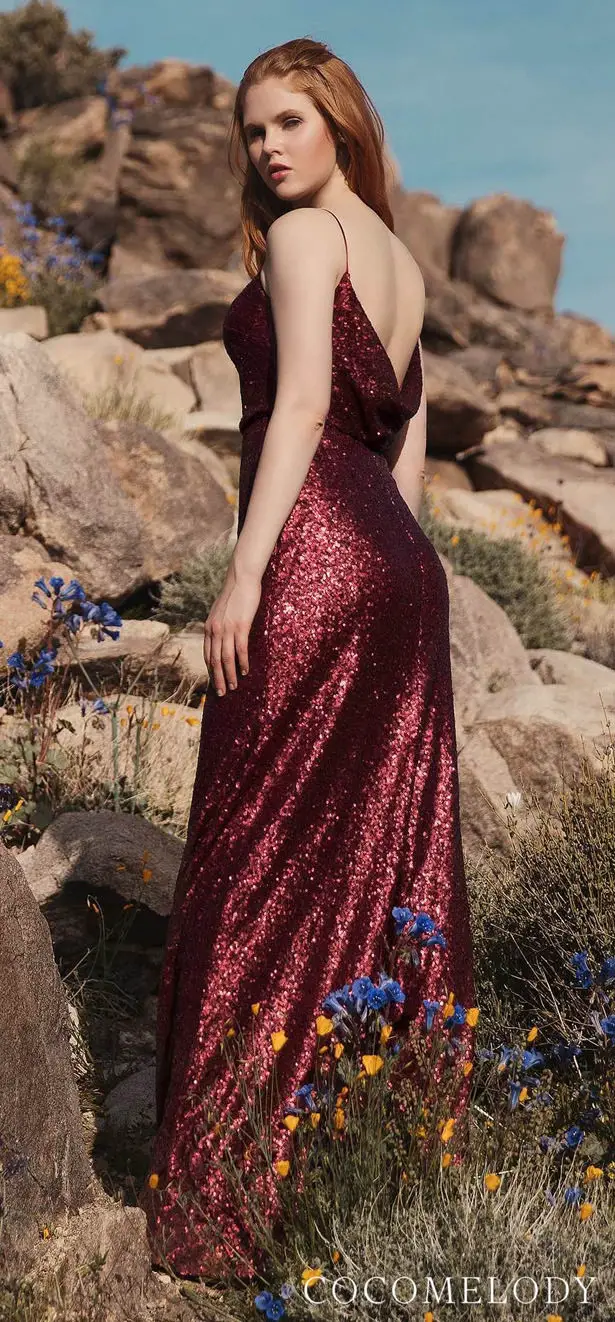 Sequins Bridesmaid Dress Trends by Cocomelody 2020 - MILLIE